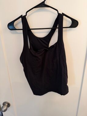 Black all in motion Women's Racerback Tank Top